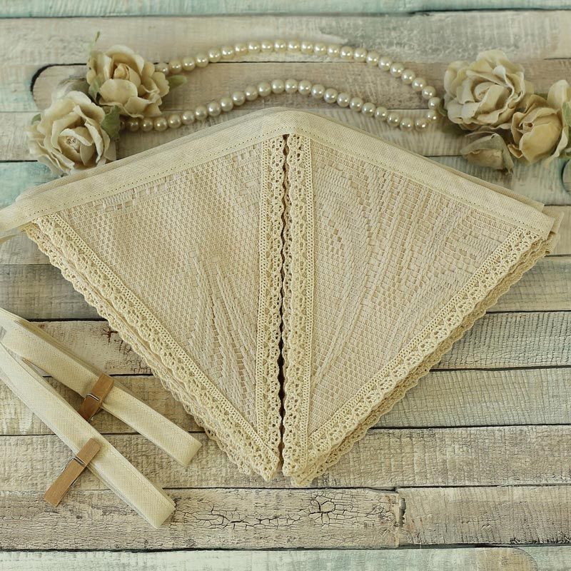 Vintage Bunting: Boho Wedding Decoration