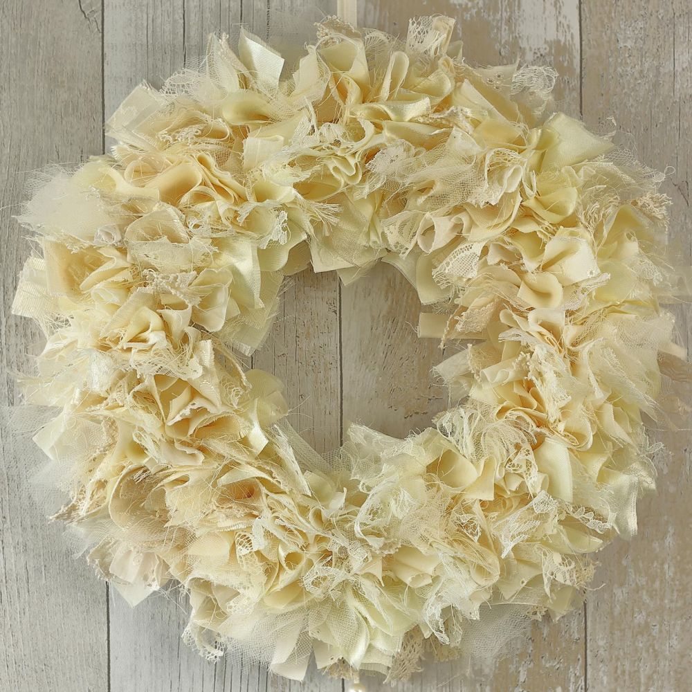Rag Wreath: Boho Wedding Decor