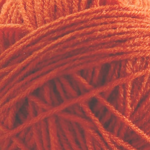 Orange wool