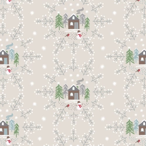 <!--9080-->Lewis & Irene - A Countryside Christmas - Snowflake Scene on Cre