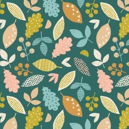 <!--5010-->Dashwood Studios - Harvest Wood - Falling Leaves, per fat quarte