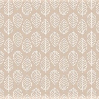 <!--3046-->Makower UK - Essentials Leaf on Nude, per fat quarter