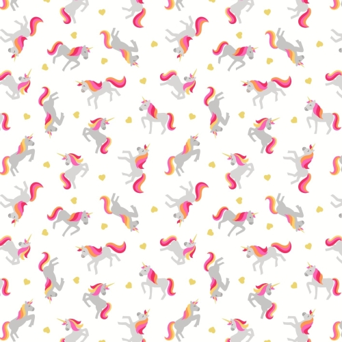 <!--4237-->Lewis & Irene - Small Things Magical Unicorns on Cream (With gol