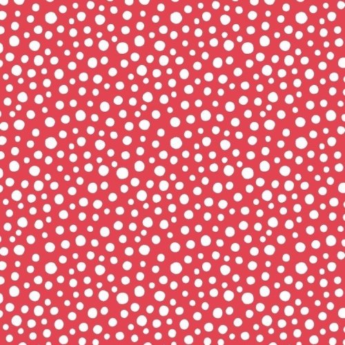 <!--9091-->Lewis & Irene - Snow Day Snow Fall On Red (with pearlescent deta