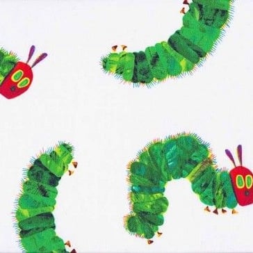 <!--3131-->Makower UK - The Very Hungry Caterpillar Scatter, per fat quarte