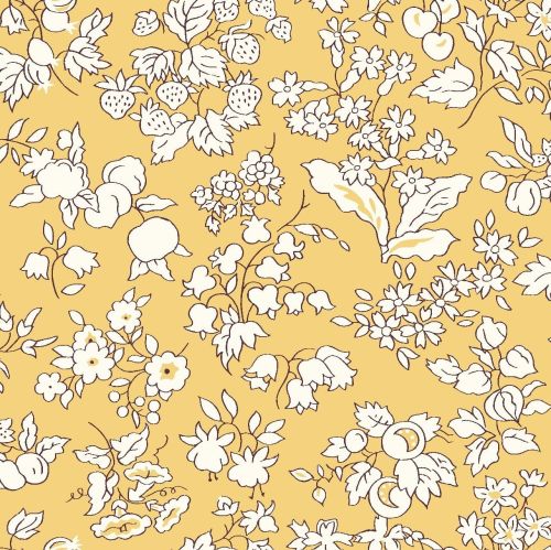 <!--7012-->Liberty Of London - Orchard Garden - Fruit Silouette in Yellow (