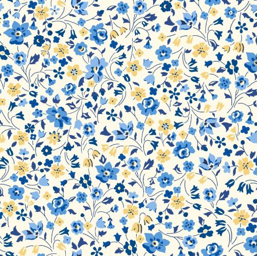 <!--7017-->Liberty Of London - Orchard Garden - KImberley & Sarah in Blue (