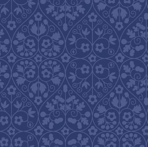<!--7019-->Liberty Of London - Orchard Garden - Gated Shadow in Blue (X), p