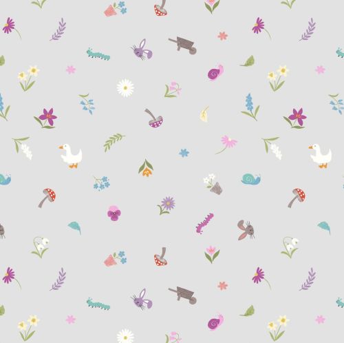 <!--4272-->Lewis & Irene - Jolly Spring - Pretty Little Spring on Light Gre