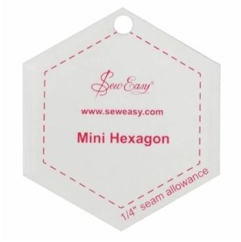  Sew Easy - Mini Hexagon Template