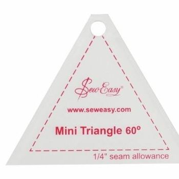 <!--   043-->Sew Easy - Mini 60 Degree Triangle Template
