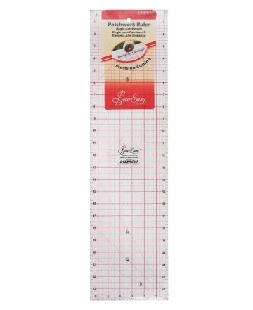  <!--   046-->Sew Easy - Acrylic Patchwork/Quilting Ruler - 24 x 6.5in