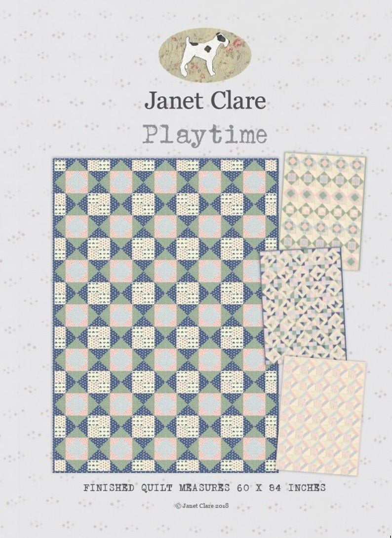 <!-- 754 -->Janet Clare - Playtime Quilt Pattern