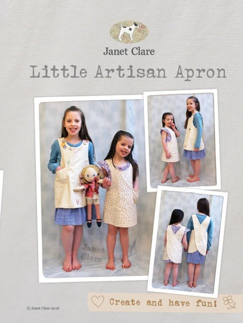 <!-- 755 -->Janet Clare - Little Artisan Apron Pattern