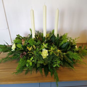 3 Candle Table Arrangement