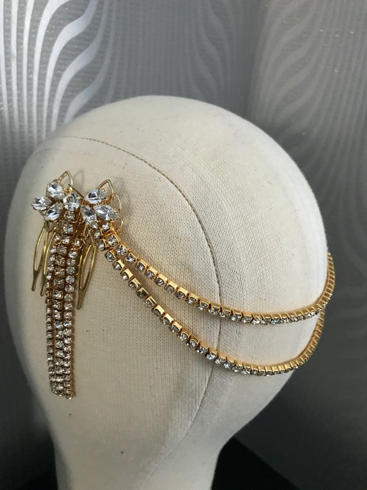 Mary forehead chain.