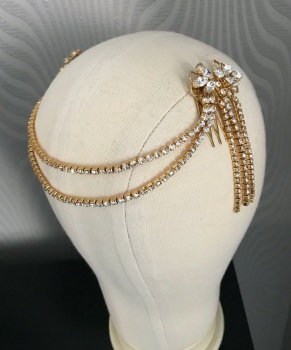 Mary forehead chain.