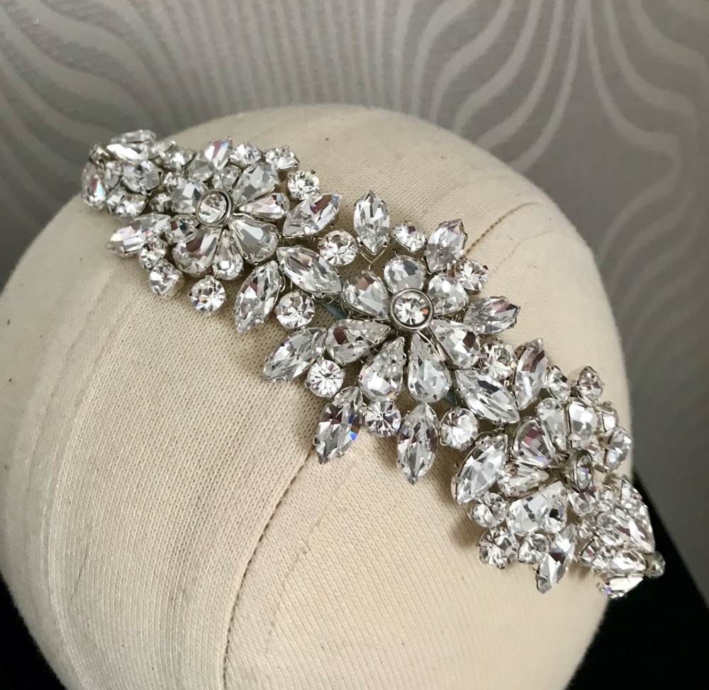 Crystal Flower Headband