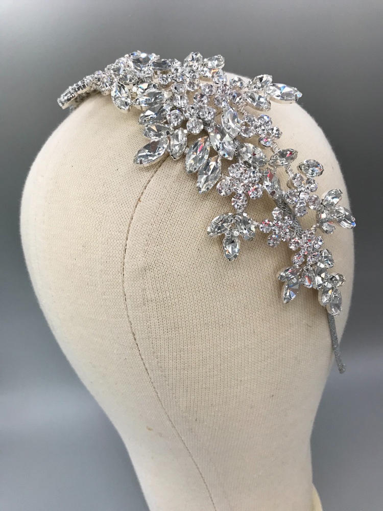 Crystal Side Tiara Empress Collection