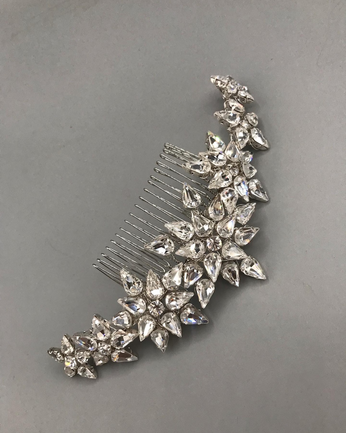 Silver hair clearance brooch