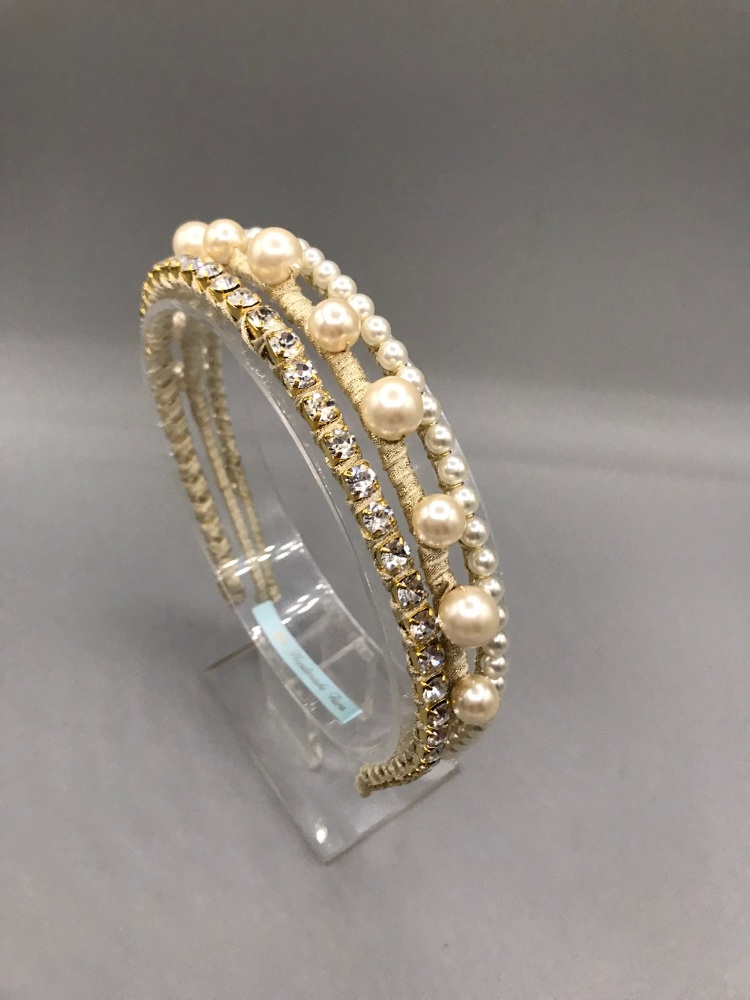 Gold Preciosa Alice Headband.