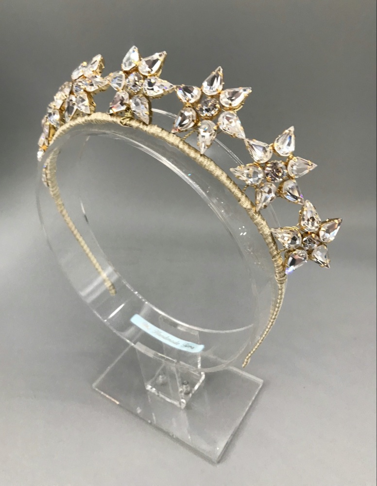 Gold Crystal Royal Star Tiara.