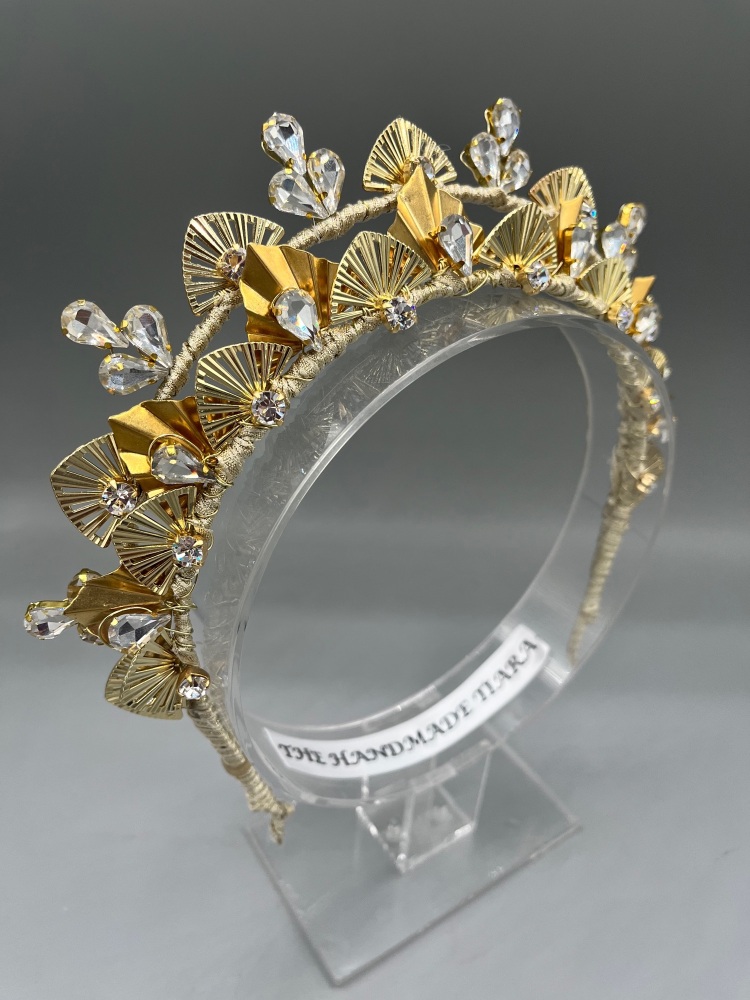 Art Deco Inspired double Halo Tiara