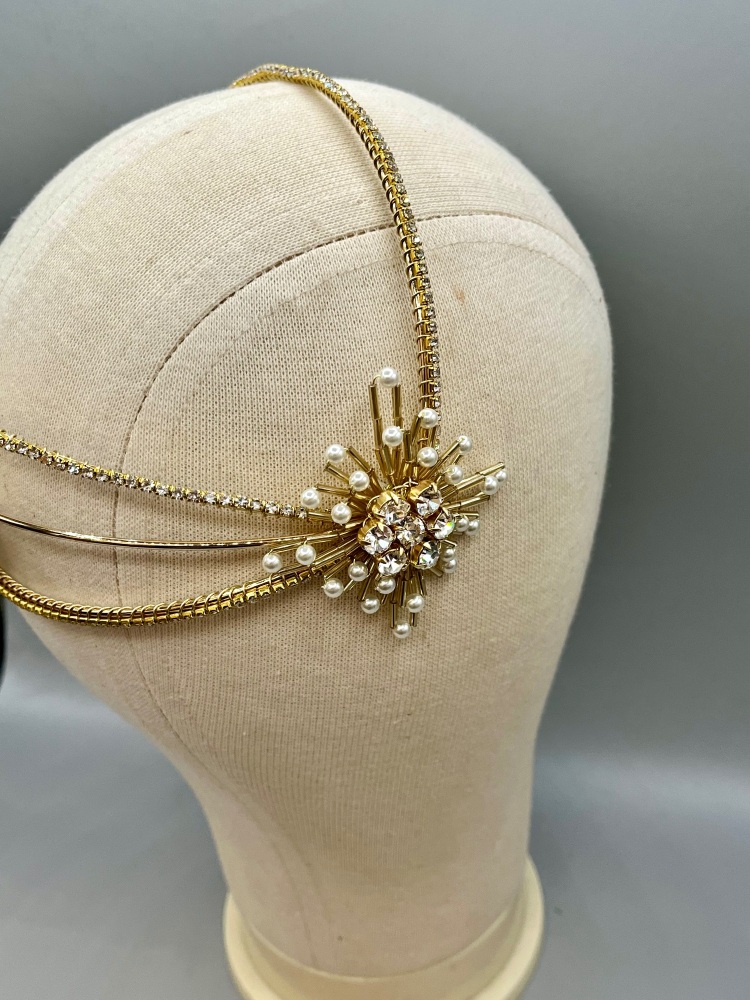Golden Deco Juliet Cap