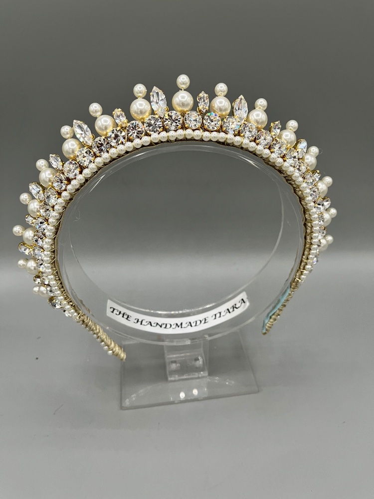 Art Deco inspired Regal tiara - Adela