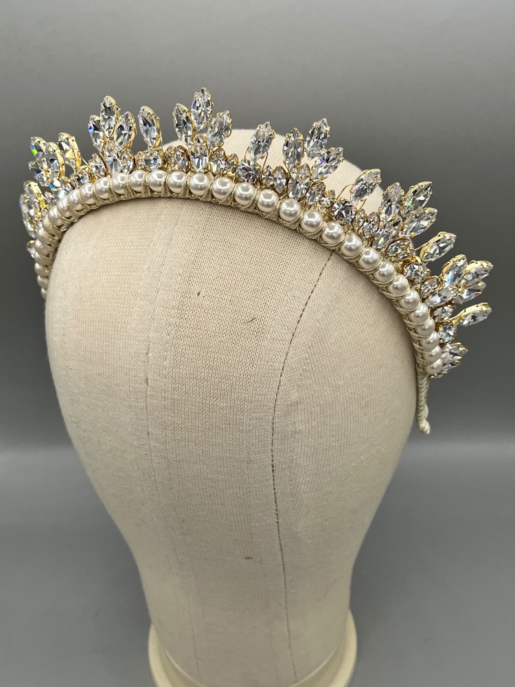 Art Deco Inspired Regal Tiara - Victoria