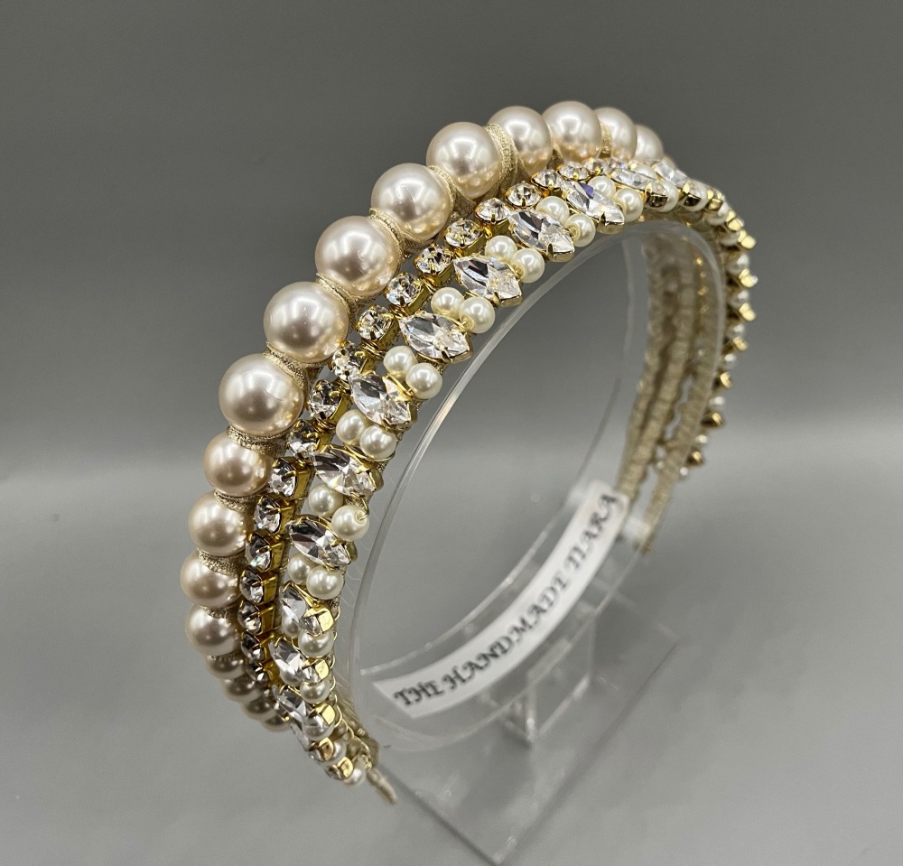 Gold Preciosa Alice Headband.