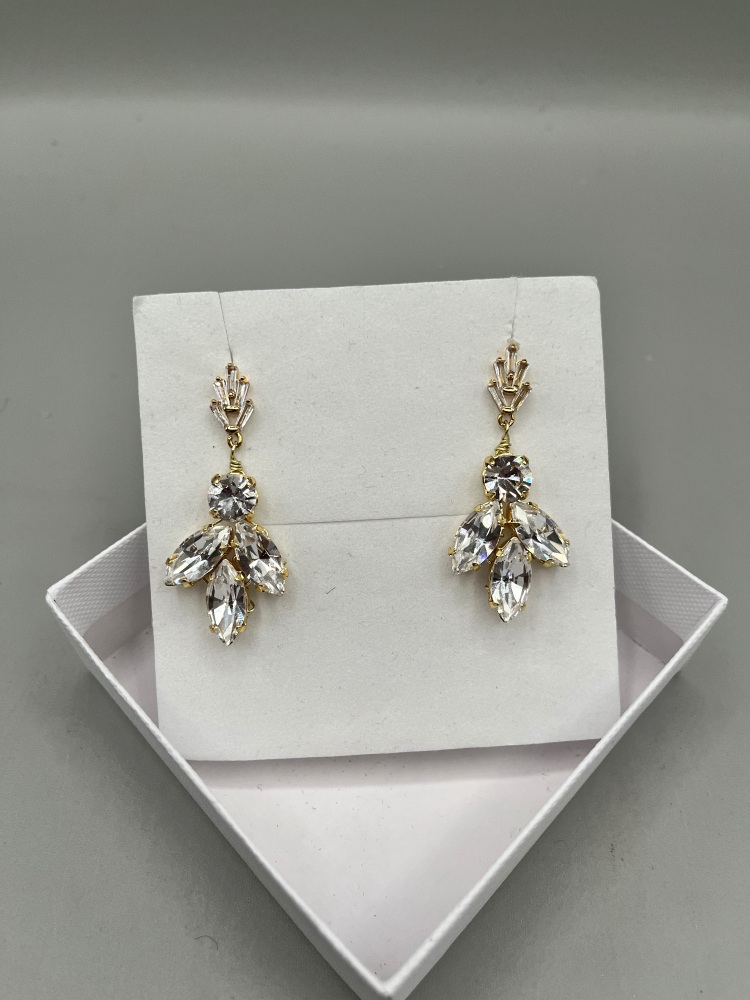 Gold  Regal inspired earrings