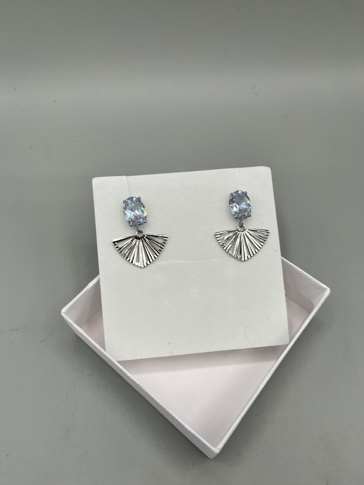 Silver  Deco Earrings