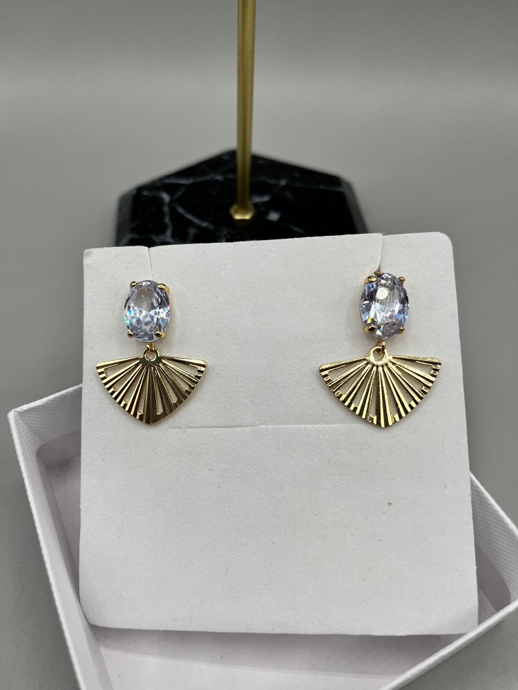 Gold Deco Earrings