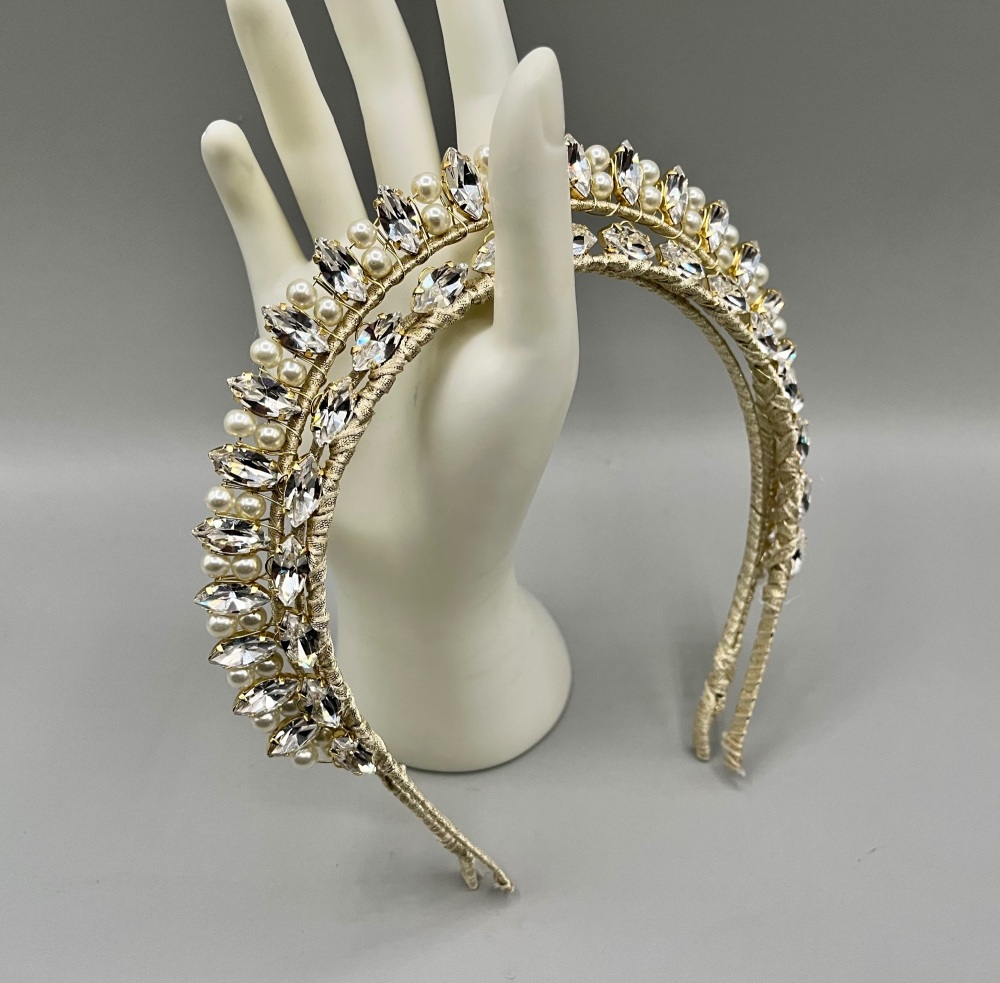 Mimi Gold Crown Halo