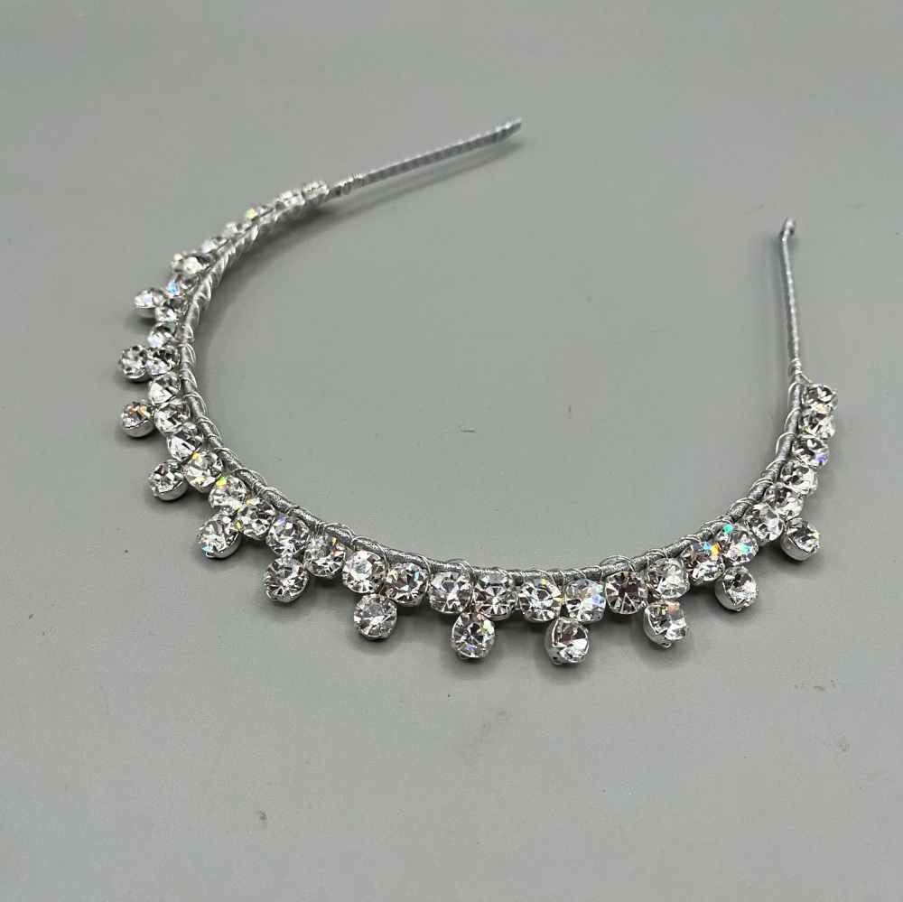 Ivy Silver  Halo Headpiece
