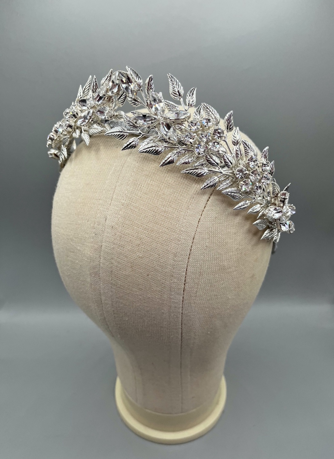 Kate Silver leaves headpiece, Crown Tiara