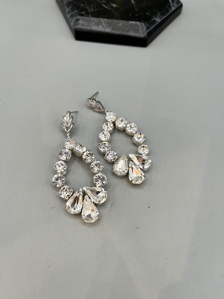 Silver  Regal inspired earrings