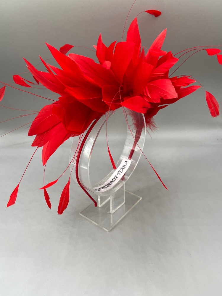 Red Feather headband