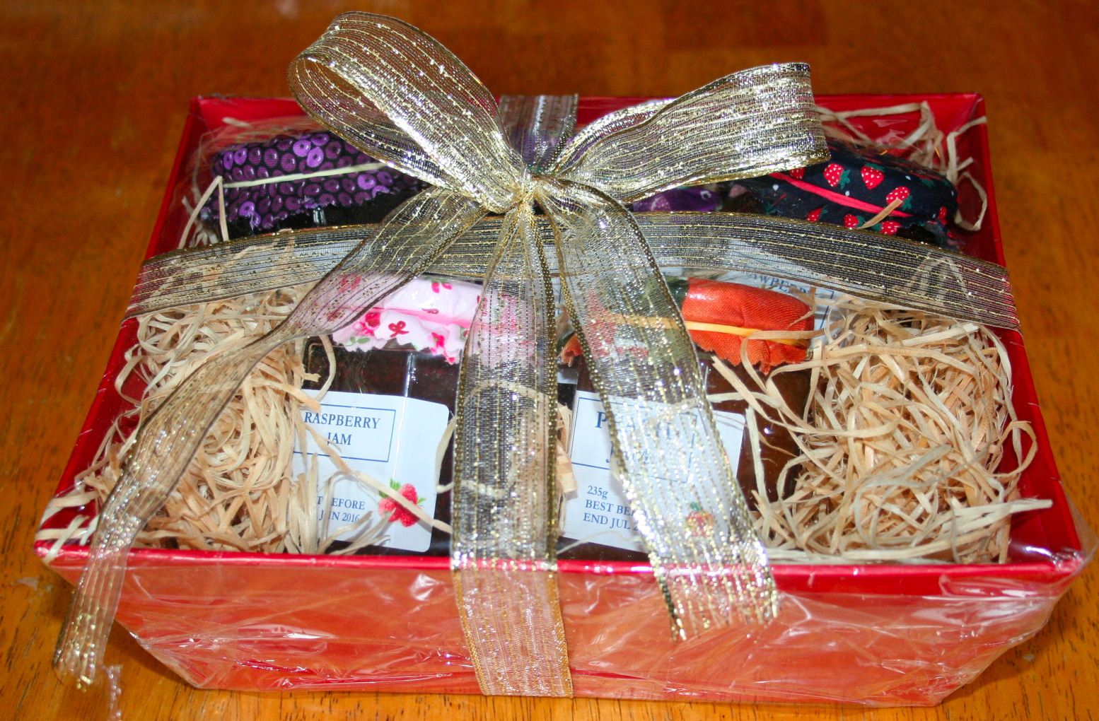 small box hamper - jars