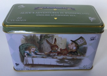 Alice In Wonderland Tea Tin With 40 English Afternoon Teabags