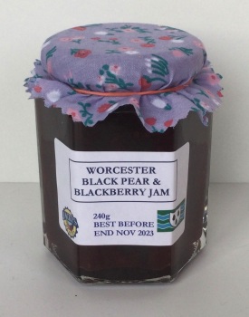 Worcester Black Pear and Blackberry Jam