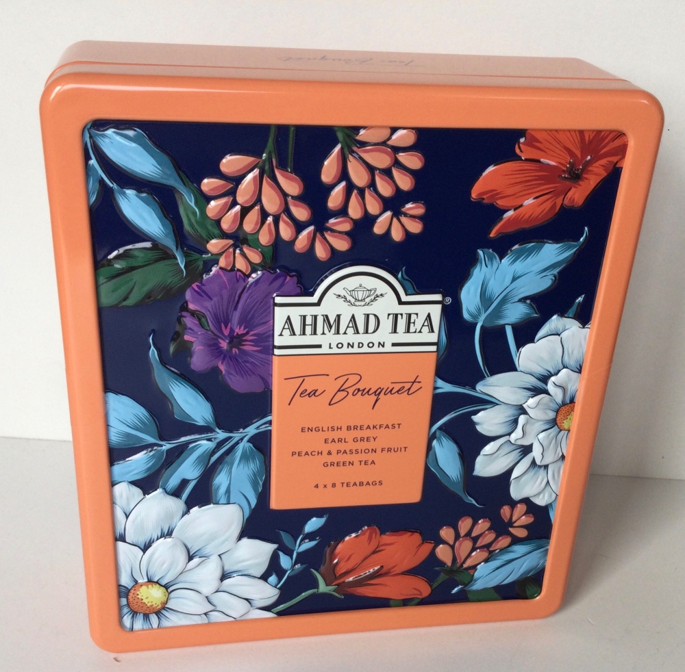 Tea Bouquet Selection Gift Tin - Ahmad Tea