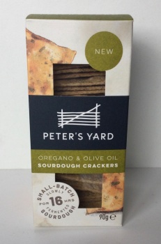 Peter's Yard Oregano & Olive Oil Sourdough Crackers