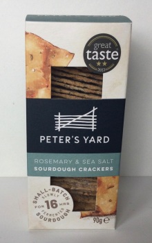 Peter's Yard Rosemary & Sea Salt Sourdough Crackers