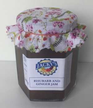 Rhubarb and Ginger Jam