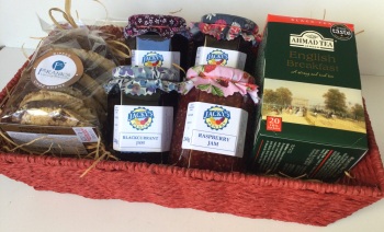 Jam, Biscuits and Tea Gift Basket