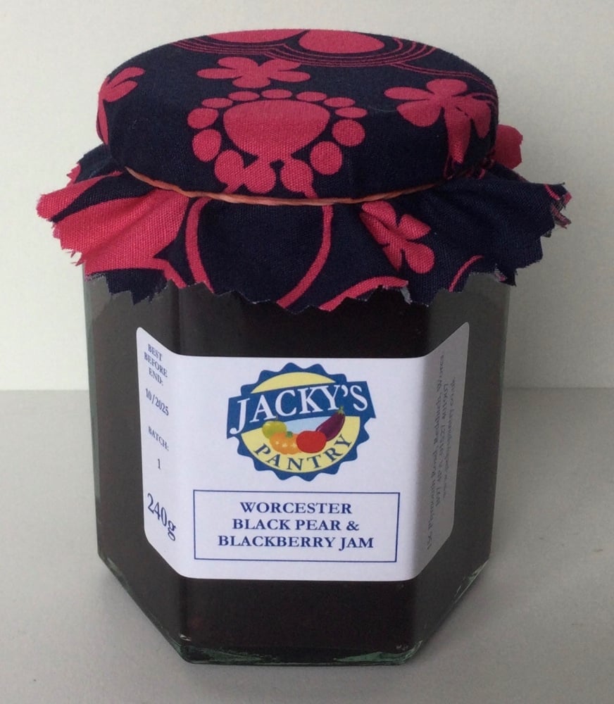 Worcester Black Pear and Blackberry Jam