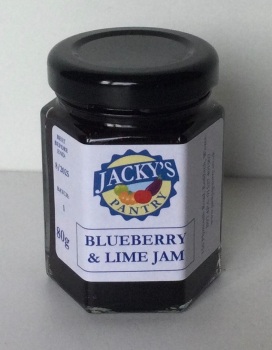 Blueberry and Lime Jam Mini Jar