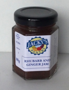 Rhubarb and Ginger Jam Mini Jar